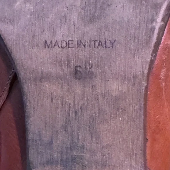 Madewell Billie Boots genuine leather stacked heel coffee Size 6.5 - Picture 11 of 11